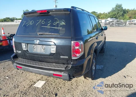 2006 Honda Pilot Ex-L из США, поврежденный, VIN 5FNYF18556B019869